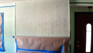 First coat of main paint.