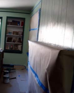 Second coat of main paint