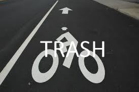 Bike Lane Symbol - Trash