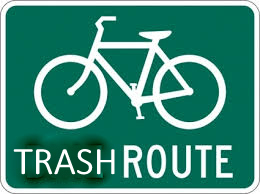 Bike Route - Trash