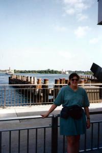 Betsy at Disneyworld Ferry Launch -- Sept. 4, 1995.